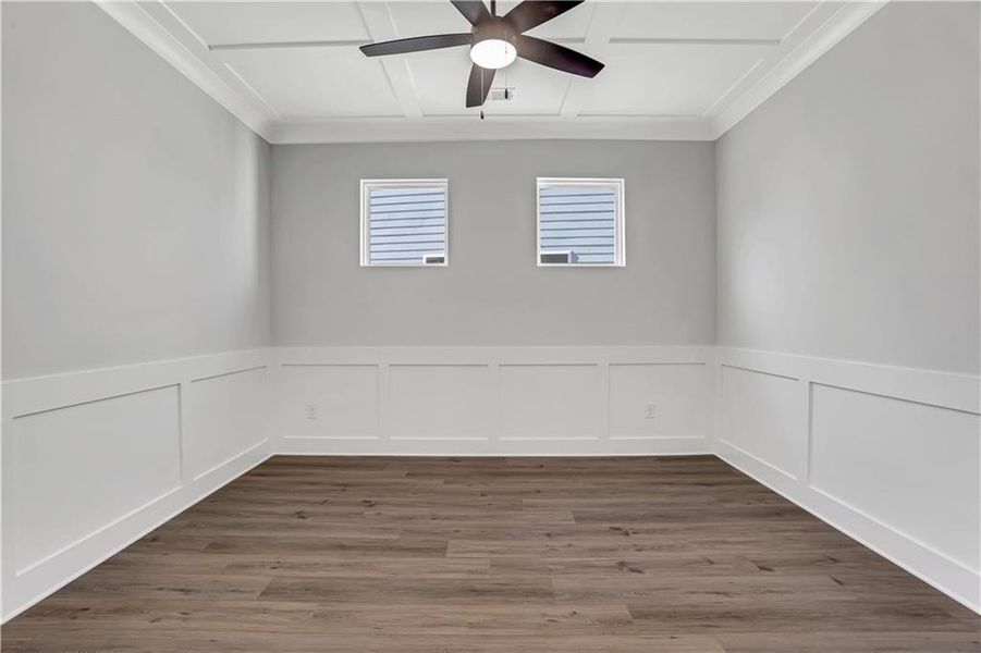 Spacious, unfurnished interior of a new home in Villas at Dawsonville, Dawsonville (Image 26). Spacious, unfurnished interior of a new home in Villas at Dawsonville, Dawsonville (Image 26).