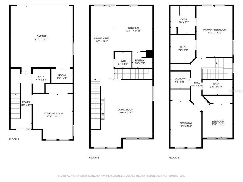 2D floor plan layout of this home in , Tampa, FL (Image 3).