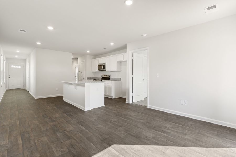 Spacious, unfurnished interior of a new home in Forts Ridge, Pelion (Image 12). Spacious, unfurnished interior of a new home in Forts Ridge, Pelion (Image 12).