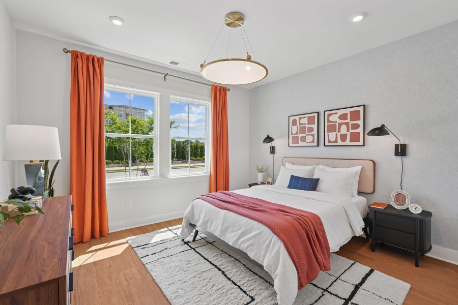 Representative furnished interior of a home built from the Holden by Tri Pointe Homes in Twinleaf Townes, Chapel Hill (Image 13).