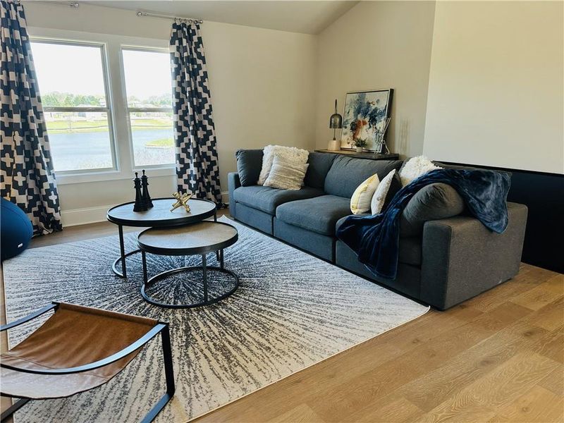 Furnished interior view inside a new home in , Cumming (Image 13).