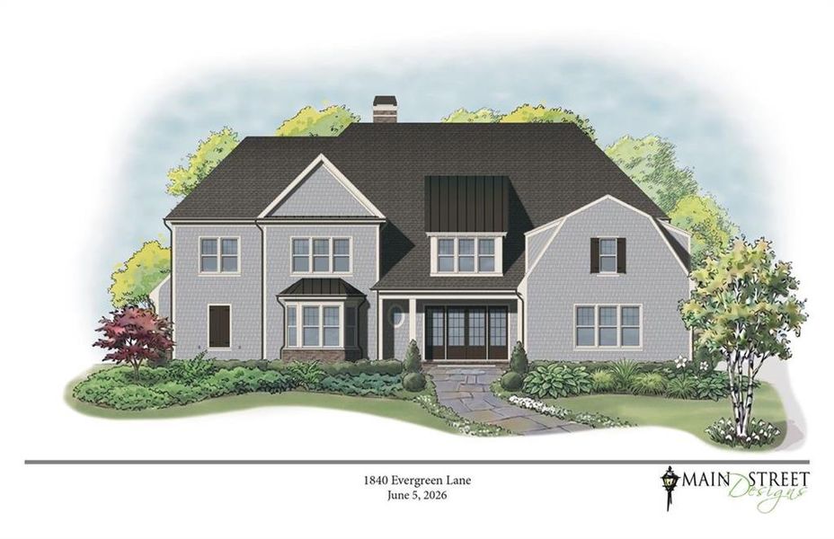 Exterior rendering of this home design in , Alpharetta, GA (Image 2). Exterior rendering of this home design in , Alpharetta, GA (Image 2).