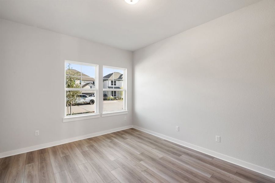 Spacious, unfurnished interior of a new home in Park Collection at Lariat, Liberty Hill (Image 21). Spacious, unfurnished interior of a new home in Park Collection at Lariat, Liberty Hill (Image 21).