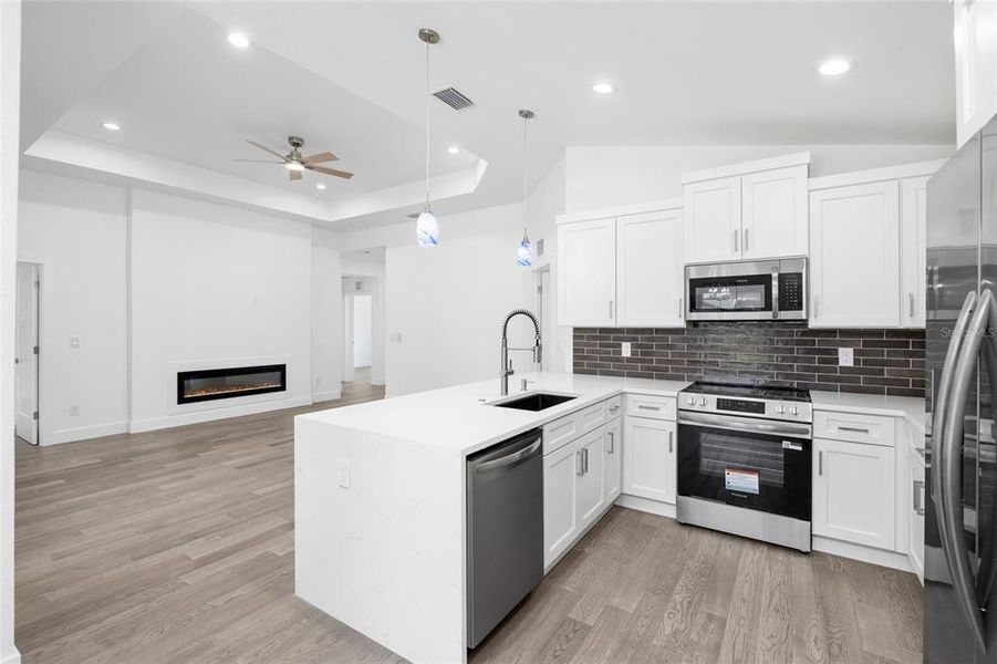 Furnished interior view inside a new home in , Rotonda West (Image 10).