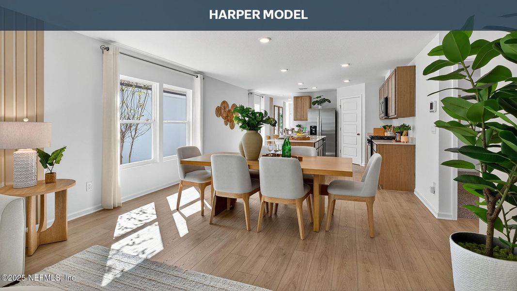 Furnished interior view inside a new home in , Bunnell (Image 14).