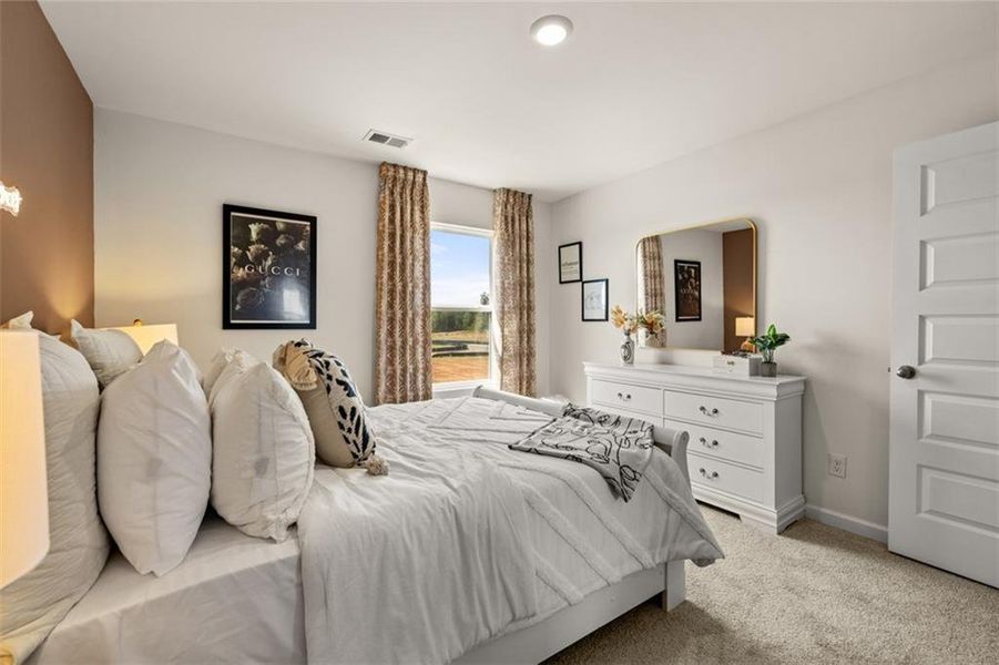 Furnished interior view inside a new home in Locust Grove Station - Cedar Ridge, Locust Grove (Image 26).