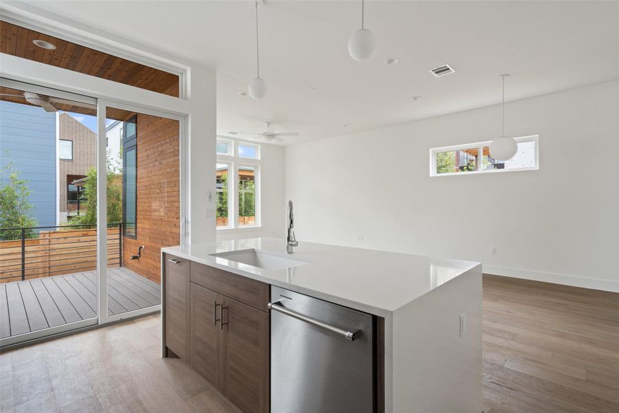 Furnished interior view inside a new home in , Austin (Image 15). Furnished interior view inside a new home in , Austin (Image 15).