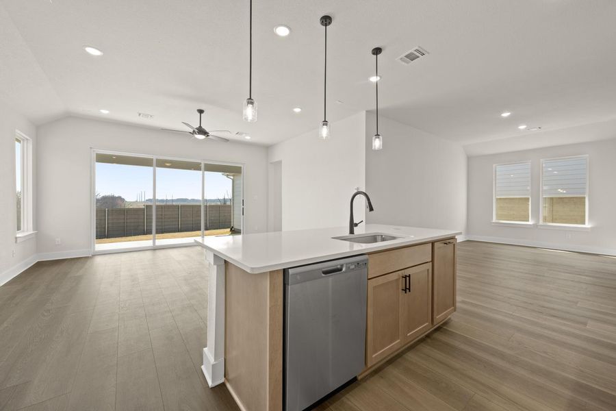 Furnished interior view inside a new home in Treeline, Justin (Image 11).