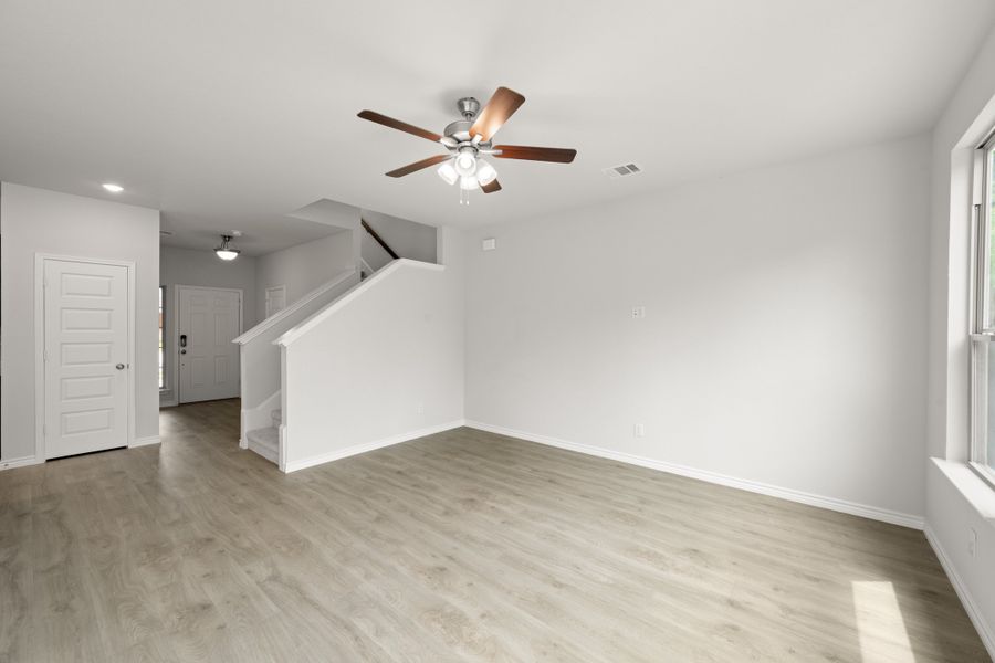 Spacious, unfurnished interior of a new home in Eagle Cove, Denton (Image 17). Spacious, unfurnished interior of a new home in Eagle Cove, Denton (Image 17).