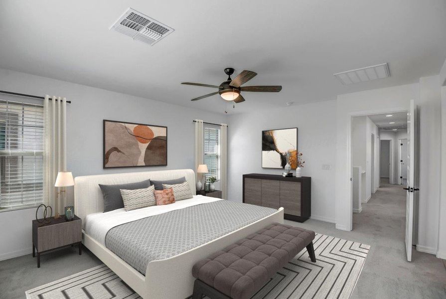 Furnished interior view inside a new home in Ironwood Villages at North Creek, Queen Creek (Image 18).