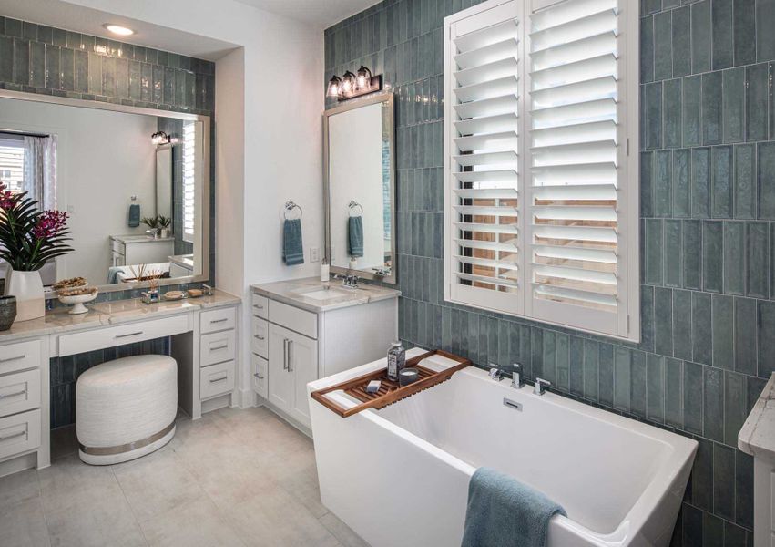 Representative Primary Bathroom - some options shown