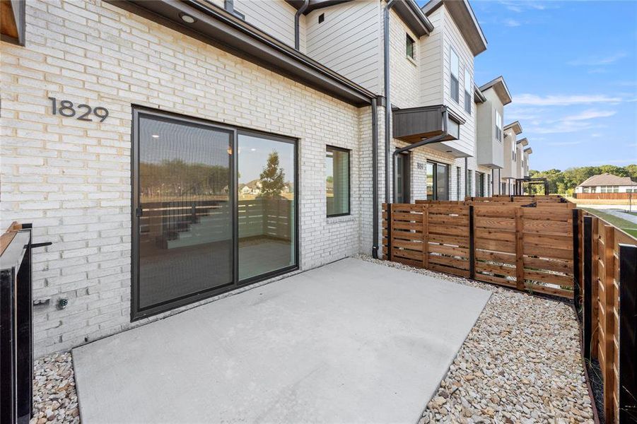 Front exterior of a new home in , Melissa, TX, highlighting curb appeal (Image 18).
