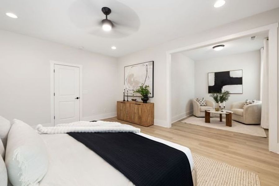 Representative furnished interior of a home built from the Kemp by True Homes in Wheatfield Estates, Statesville (Image 15).