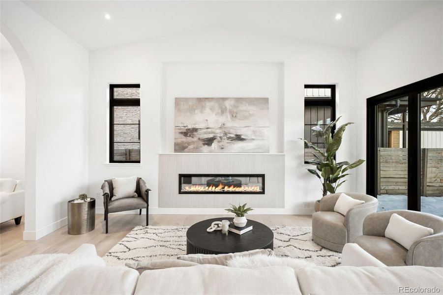 Furnished interior view inside a new home in , Denver (Image 38).