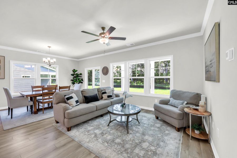 Furnished interior view inside a new home in Blythewood Farms, Blythewood (Image 25).
