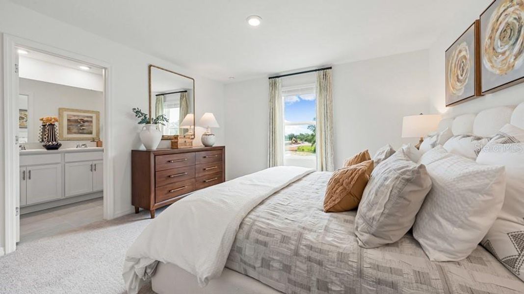 Furnished interior view inside a new home in Skye Ranch Community Group Page, Sarasota (Image 13).