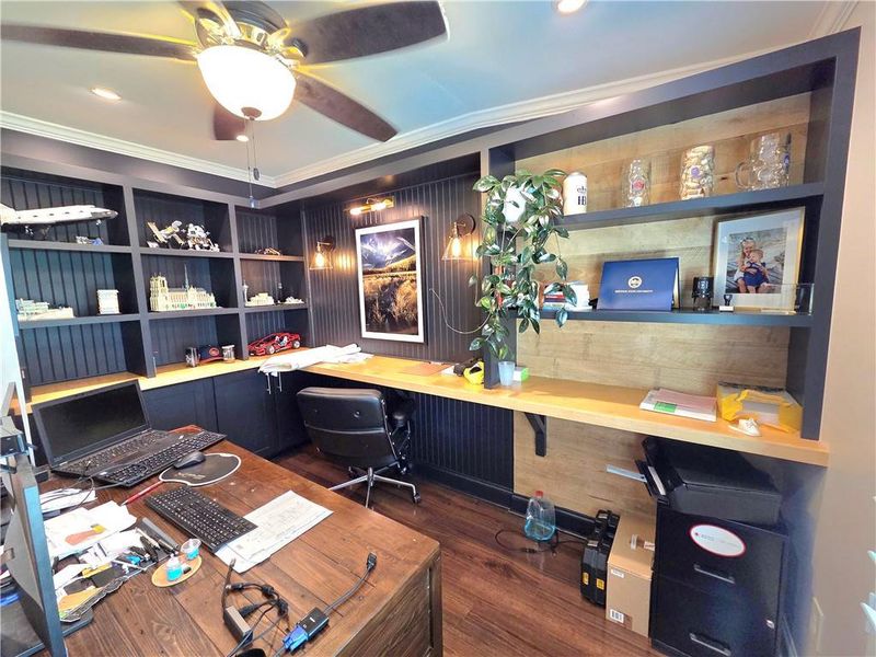 Furnished interior view inside a new home in , Buford (Image 34).