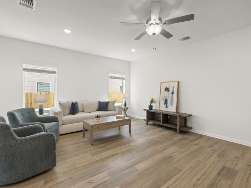 Furnished interior view inside a new home in Grande Estates, Bertram (Image 12).