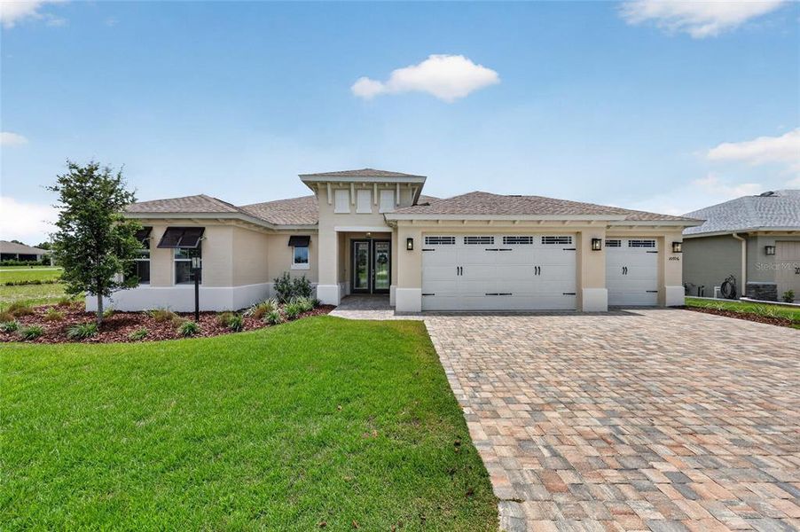 Front exterior of a new home in , Ocala, FL, highlighting curb appeal (Image 24). Front exterior of a new home in , Ocala, FL, highlighting curb appeal (Image 24).