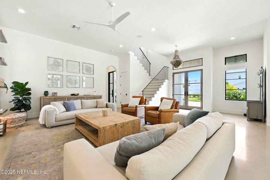 Furnished interior view inside a new home in , Ponte Vedra Beach (Image 10).