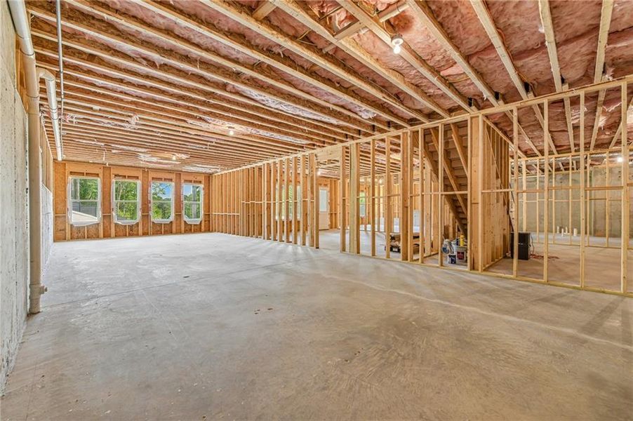 In-progress construction of a new home in , Buford, GA (Image 53).