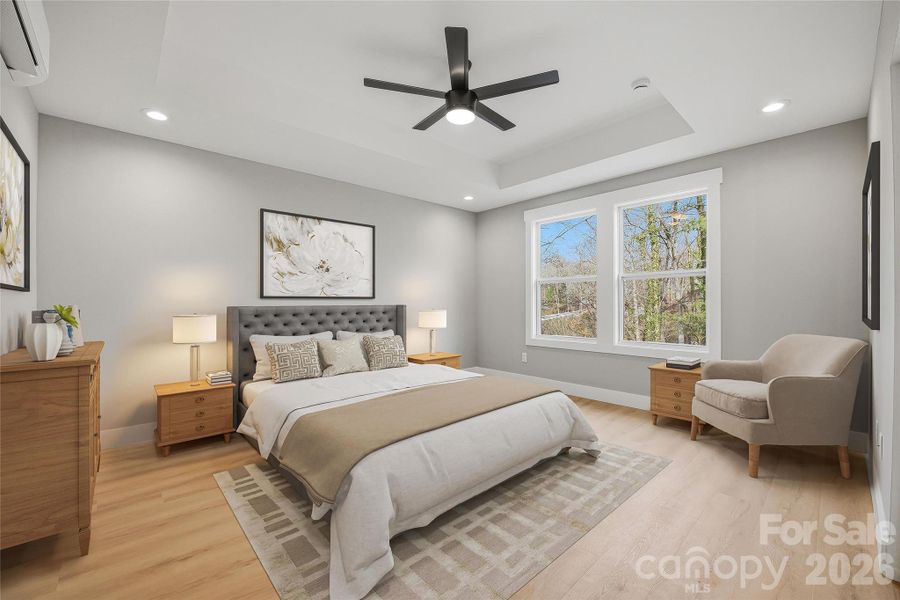 Furnished interior view inside a new home in , Asheville (Image 17).