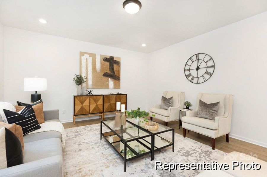 Furnished interior view inside a new home in Mooreland Oaks, Mount Holly (Image 11).