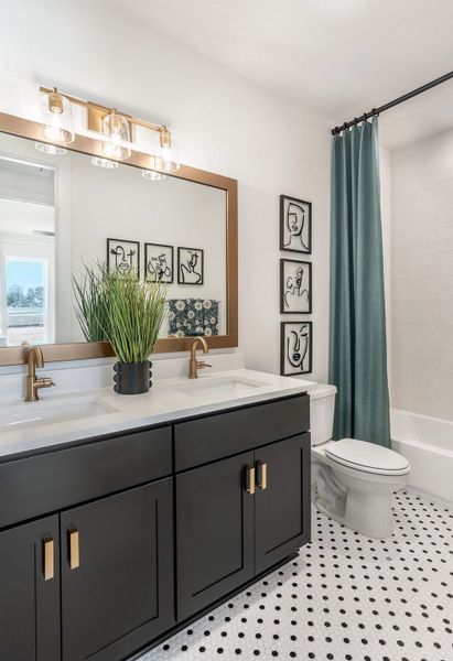 Image 9 representing the Linden by Tri Pointe Homes in Lagos Reserve, Manor, TX.