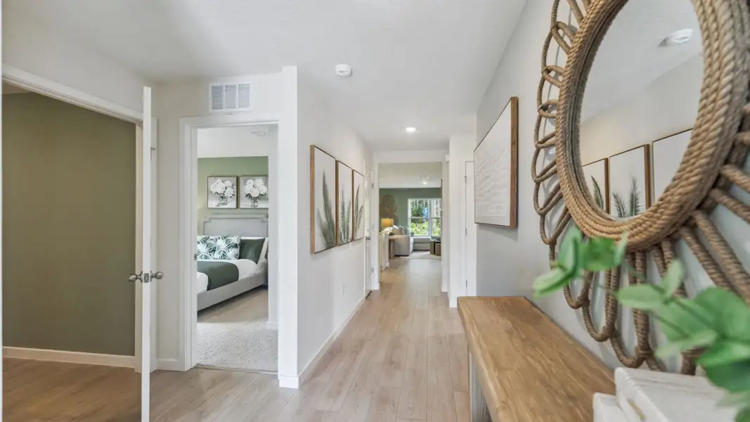 Furnished interior view inside a new home in Sunside at Ormond Station, Ormond Beach (Image 2). Furnished interior view inside a new home in Sunside at Ormond Station, Ormond Beach (Image 2).