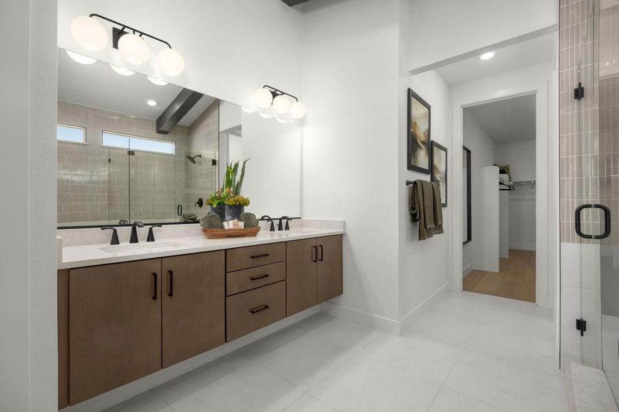 Representative furnished interior of a home built from the 2483 Modeled by KB Home in Windler Midtown Starlight, Aurora (Image 10).