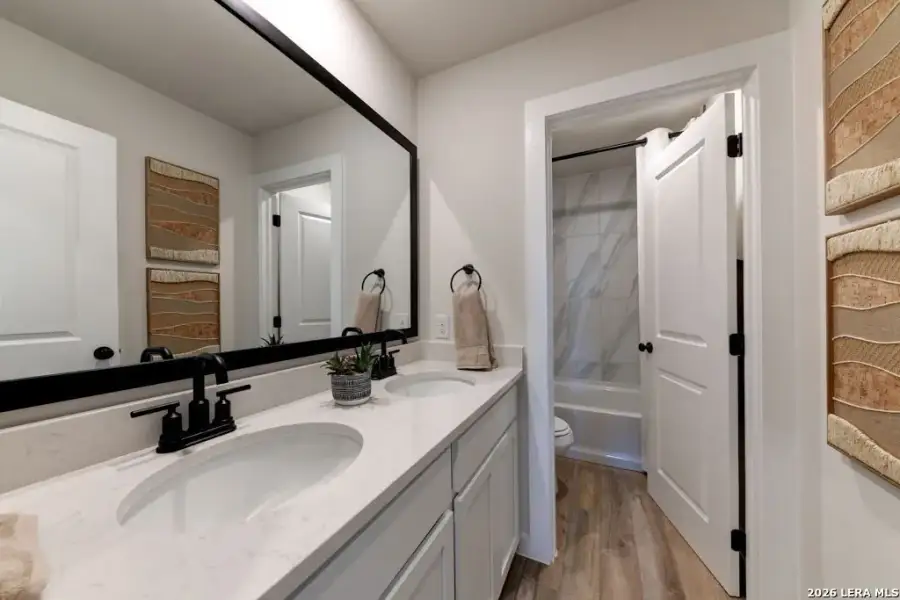 Furnished interior view inside a new home in Hickory Ridge Estates, Elmendorf (Image 4).