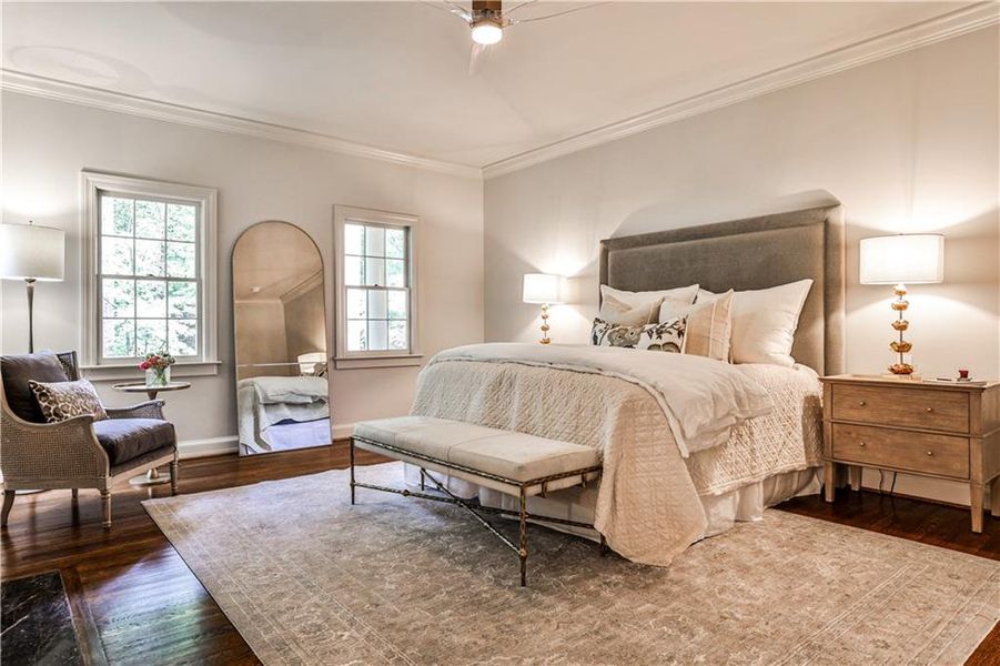 Furnished interior view inside a new home in , Atlanta (Image 7).