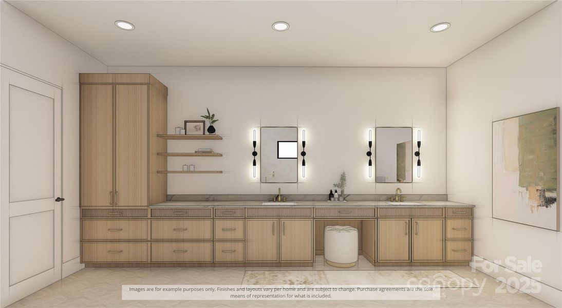 Images are for example purposes only. Finishes and layouts vary per home and are subject to change. Purchase agreements are the sole means of representation for what is included.