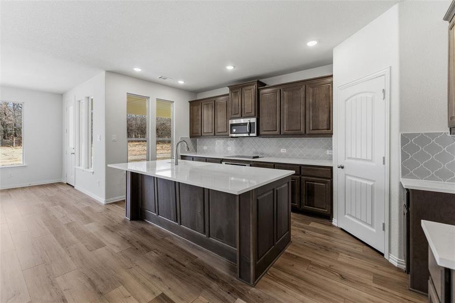 Furnished interior view inside a new home in Oak Grove Addition, Springtown (Image 7).