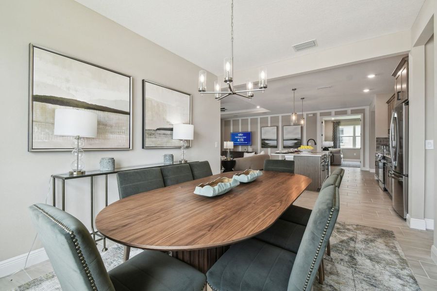 Representative furnished interior of a home built from the Sapphire by William Ryan Homes in Pinecone Reserve, Brooksville (Image 12).