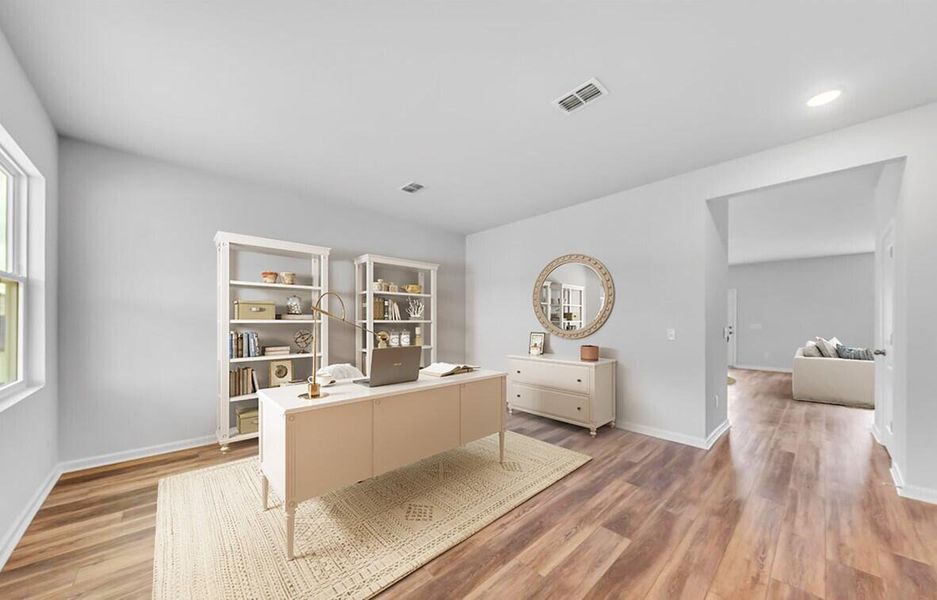 Furnished interior view inside a new home in Bradford Pointe, Summerville (Image 8). Furnished interior view inside a new home in Bradford Pointe, Summerville (Image 8).