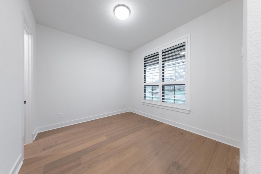 Bedroom #2, located downstairs. Bedroom #2, located downstairs.