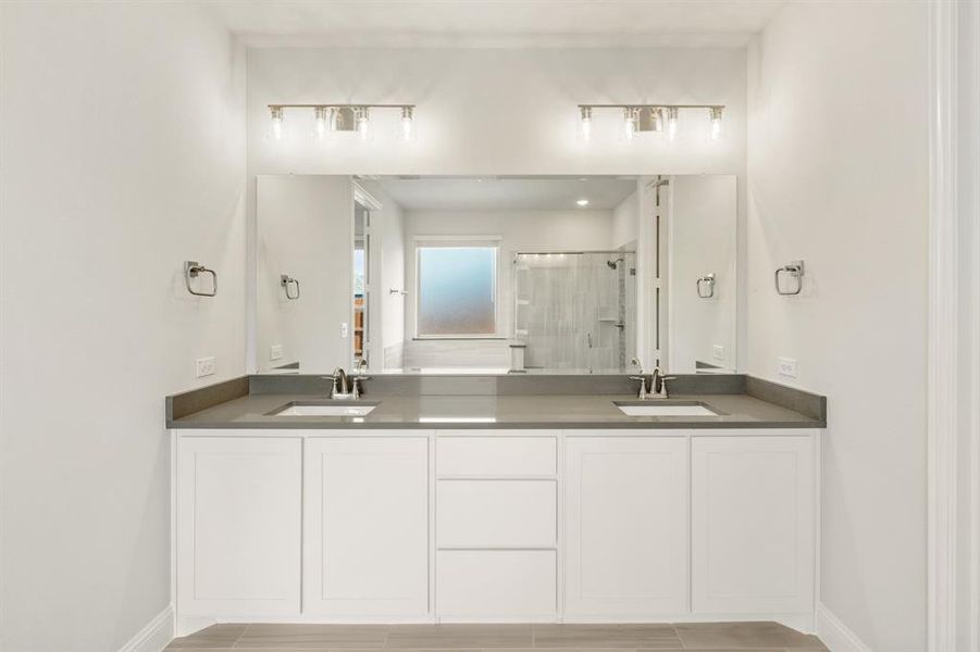 Furnished interior view inside a new home in The Oasis at North Grove 75-80, Waxahachie (Image 5). Furnished interior view inside a new home in The Oasis at North Grove 75-80, Waxahachie (Image 5).