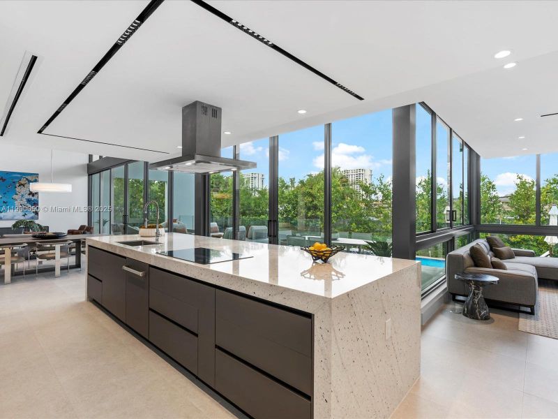 Furnished interior view inside a new home in , Miami Shores (Image 5).