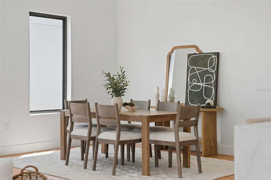 Furnished interior view inside a new home in , St. Petersburg (Image 31).