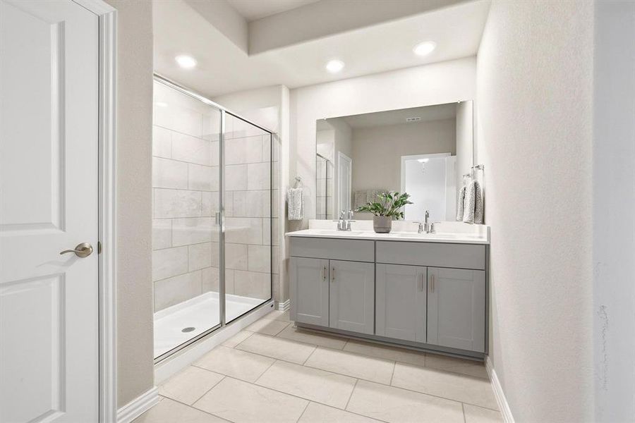 Furnished interior view inside a new home in Westmoor, Sherman (Image 14).