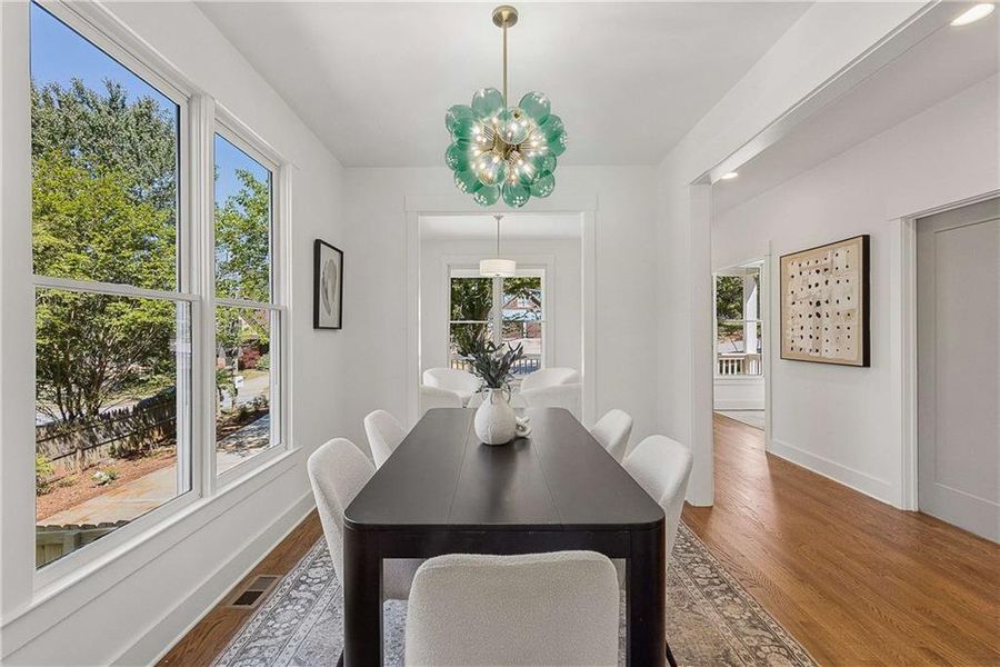 Furnished interior view inside a new home in , Atlanta (Image 41). Furnished interior view inside a new home in , Atlanta (Image 41).