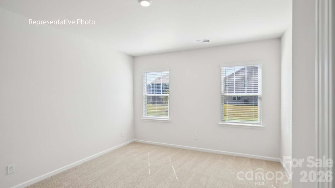 Spacious, unfurnished interior of a new home in Wallace Springs, Statesville (Image 17).