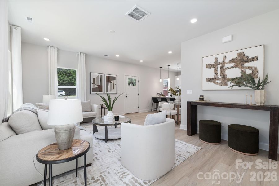 Furnished interior view inside a new home in , Mooresville (Image 5).