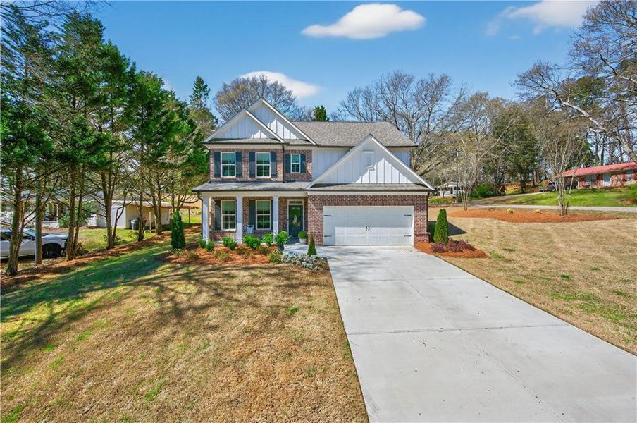 Front exterior of a new home in , Jefferson, GA, highlighting curb appeal (Image 25).
