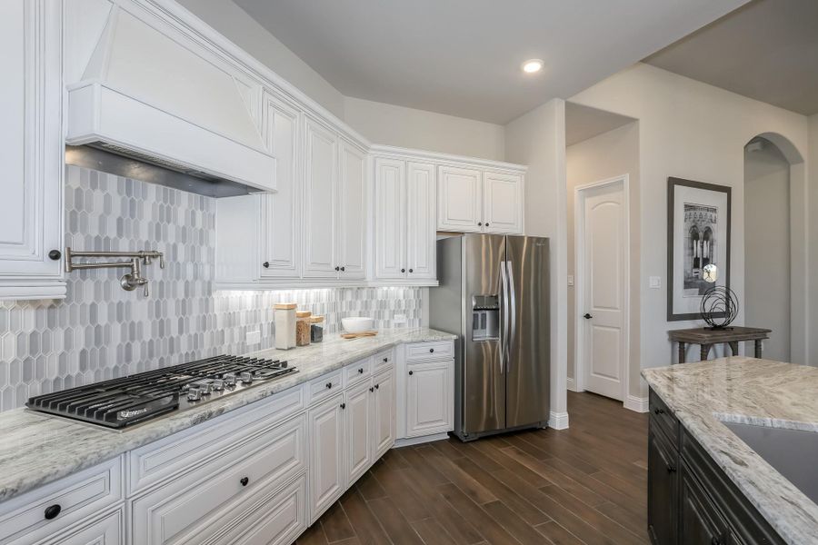 Furnished interior view inside a new home in Valencia: Hilltop Collection, Manvel (Image 10).
