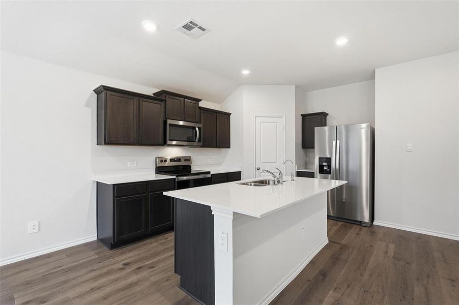 Furnished interior view inside a new home in , Princeton (Image 12).