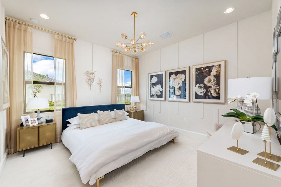 Representative furnished interior of a home built from the Tivoli by GL Homes in Valencia Parc at Riverland, Port St. Lucie (Image 32).