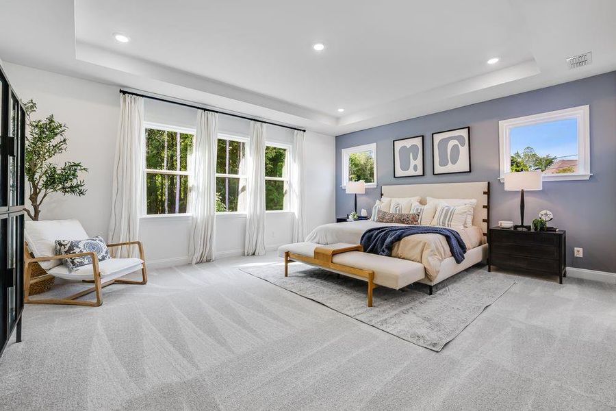 Furnished interior view inside a new home in Reserve at Hickory Walk, Kennesaw (Image 6).