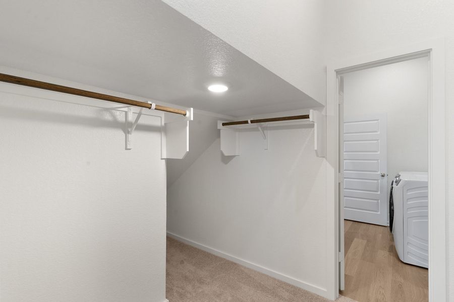 Representative unfurnished interior of a home built from the Windsor – 45′ Lot by Chesmar Homes in Bridgeland, Cypress (Image 18).